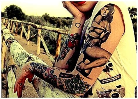 35 Naughty And Sexy Pin Up Girl Tattoos