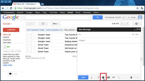 gmail google drive icon techawarey