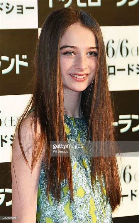 Actress Raffey Cassidy Attends The Tokyo Premiere Of Tomorrowland