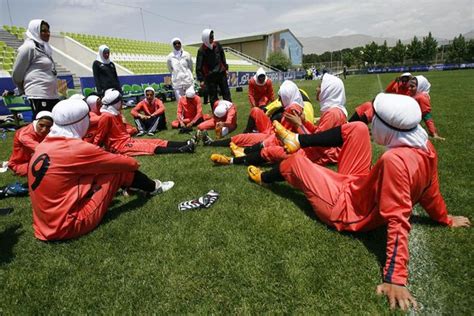 Eight Of Iran S Women S Football Team Are Men League