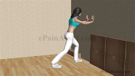 standing calf stretches for pulled calf muscle s find and share on giphy