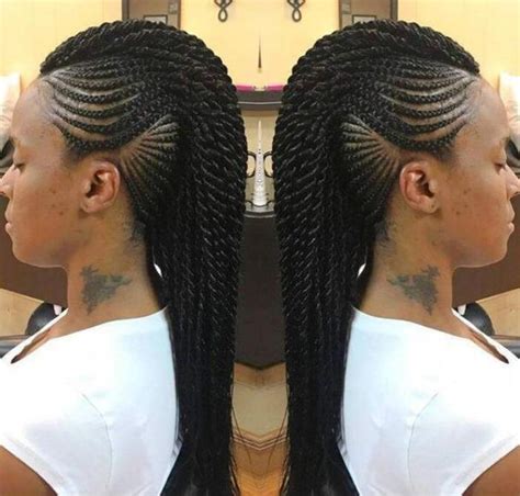 Mohawk Braids Hairstyles For Black Women