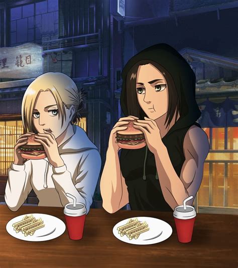 Amantes De Las Hamburguesas By Nemesis179 On Deviantart Attack On