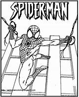 Coloringpages Spiderman sketch template