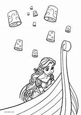 Coloring Pages Tangled Printable Kids Cool2bkids sketch template