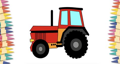 draw  label  parts   tractor