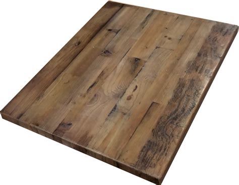 reclaimed wood straight plank table tops economy