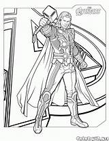 Coloring Scarlet Witch Asgard Prince Pages Avengers sketch template