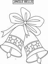 Bells Jingle Coloring Christmas Pages Procoloring Printable Template sketch template