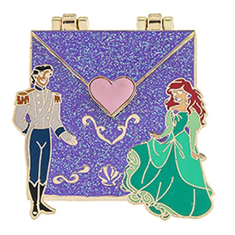 disney love letters pin 4 ariel and eric