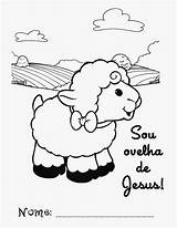 Coloring Para Sheep Cute Colorear Kids Baby Oveja Printables Ohmyfiesta Bible Children Baptism Visit School sketch template