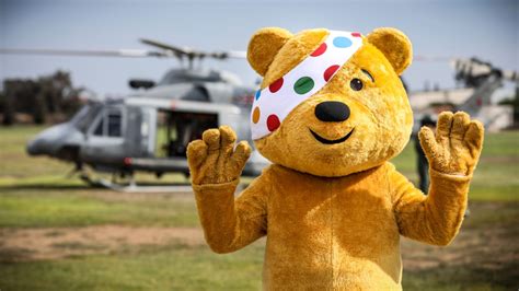 pudsey teams up with british forces in cyprus royal air force