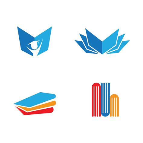 images de logo de livre  art vectoriel chez vecteezy