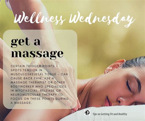 wellness wednesday    massage fit health healthy diet