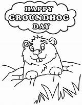 Groundhog Coloring Pages Choose Board sketch template