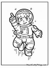Astronaut Iheartcraftythings Preschoolers sketch template