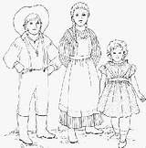 Pioneer Clothing Pioneers Girl Draw Coloring Pages American Gif Children Board Boys Fun Early Shelbycountyhistory Women Drawing America Kirsten Wore sketch template