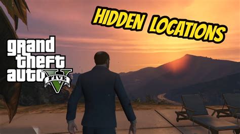 hidden secret locations  gta  story mode youtube