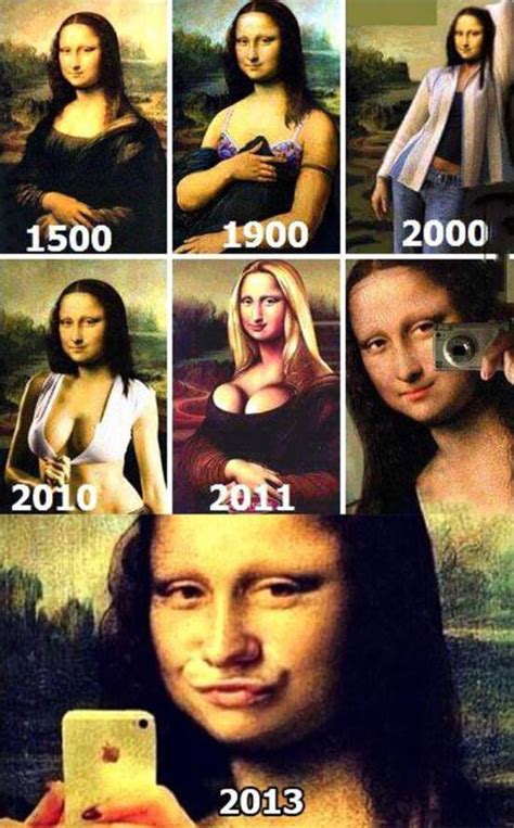 Mona Lisa Through The Years