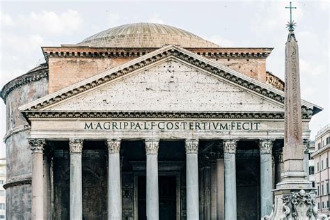 pantheon kuppel konstruktion roma arkitektur romerriket