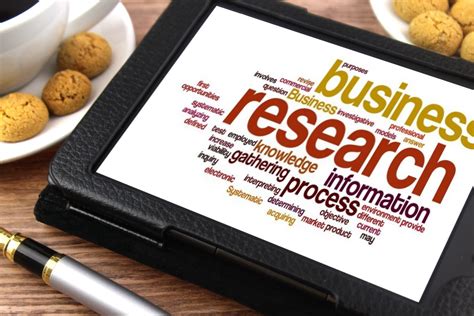 business research tablet image