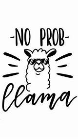 Llama Probllama Coloring Prob Printable Lama Wallpaper Vinyl Pages Designs Cute Bct Juliette Choose Board Crafts sketch template