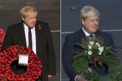 bbc apologises after using old wreath laying footage of boris johnson