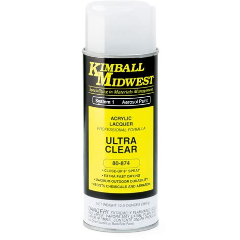 ultra clear acrylic lacquer kimball midwest
