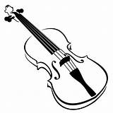 Violin Clipart Drawing Line Vector Fiddle Cliparts Blak Music Vectors Clip Viola Cartoon Drawings Getdrawings Add Favorite sketch template