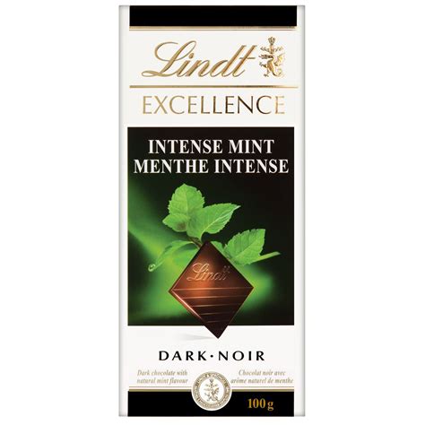 lindt excellence mint chocolate  bar walmart canada