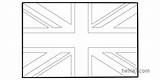 Flag Union Jack British Twinkl United Kingdom Colour sketch template
