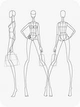Fashion Template Figure Templates Croquis Drawing Printable Illustration Mannequin Body Sketchbook Sketch Sketches Model Drawings Mode Poses Own Color Paper sketch template