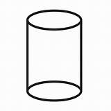 Cylinder Geometry Maths Cylindrical Iconfinder sketch template