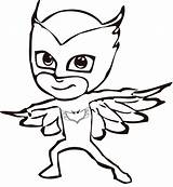 Owlette 16th sketch template