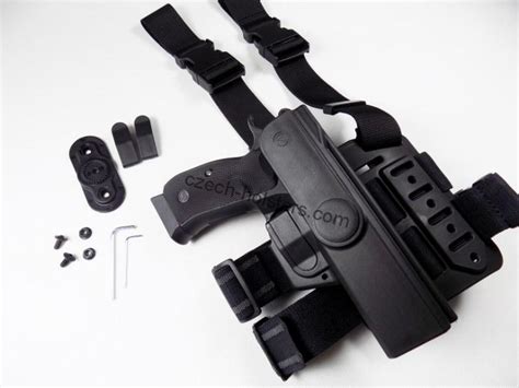 belt holsters cz  sp  shadow cz shadow  premium duty professional leg police  holster