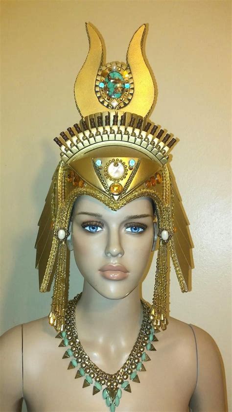 cleopatra headdress egyptian headdress burning man