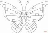 Coloring Vivillon Tundra Pokemon Pages Pattern Lineart Deviantart Color Printable Drawing Muk Print Coloringpagesonly sketch template