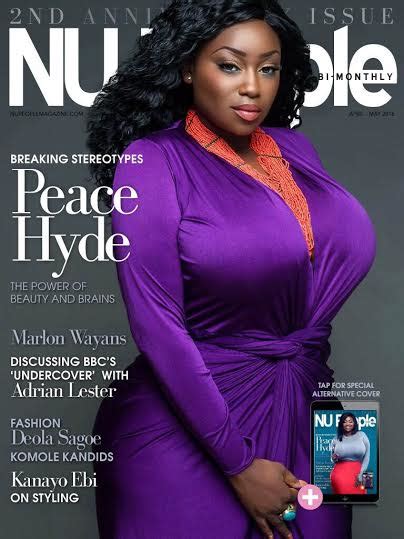 The Power Of Beauty And Brains Peace Hyde Stuns On The Cover Of Nu