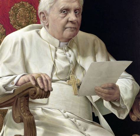 benedikt xvi das erste offizielle papst portraet wird ausgestellt welt