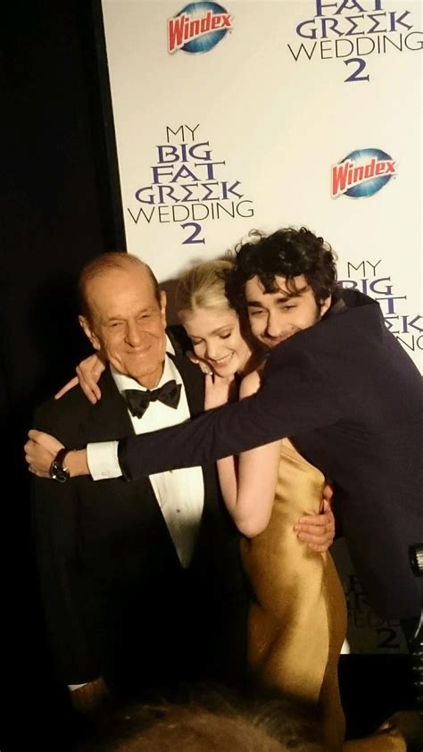pappou elena and alex wolff at the premiere famous people favorite