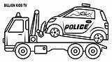 Police Truck Coloring Pages Monster Broken Car Small Colors Template Color Getcolorings Printable sketch template