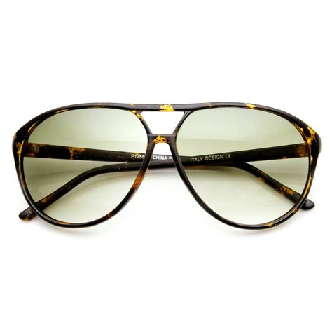 retro 1970 s men s fashion oversize aviator sunglasses zerouv