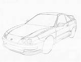 Coloring Car Jdm Pages Template Sketch sketch template