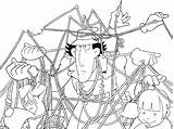 Coloring Inspector Pages Gadget Coloringtop sketch template