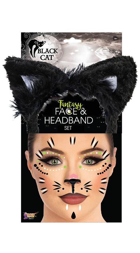 cat ears costume kit black cat costume accessories yandycom