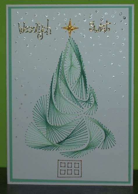 christmas  paper embroidery embroidery cards pattern art craft