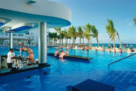 The Swimming Pool With Swim Up Bar At Riu Reggae In Montego Bay Jamaica