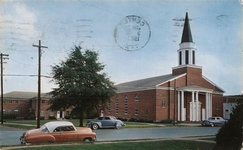 baptist church center tx postcard
