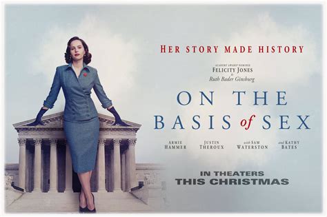 on the basis of sex movie trailer is out felicity jones