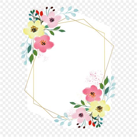 wedding invitations element png transparent hand painted wedding